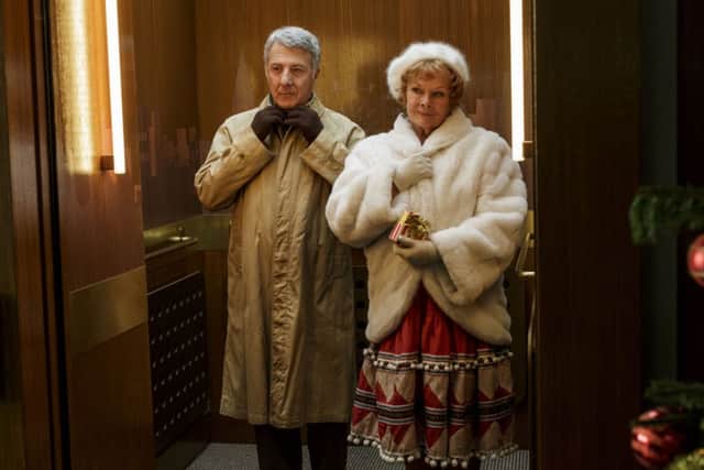 Mr Hoppy (Dustin Hoffman) and Mrs Silver (Judi Dench) in a scene from Roald Dahls Esio Trot.