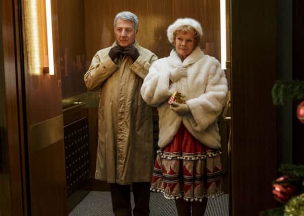 Mr Hoppy (Dustin Hoffman) and Mrs Silver (Judi Dench) in a scene from Roald Dahls Esio Trot.