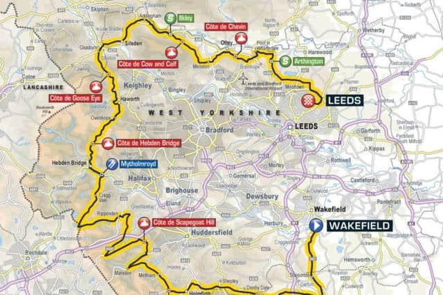 Final day route to Leeds