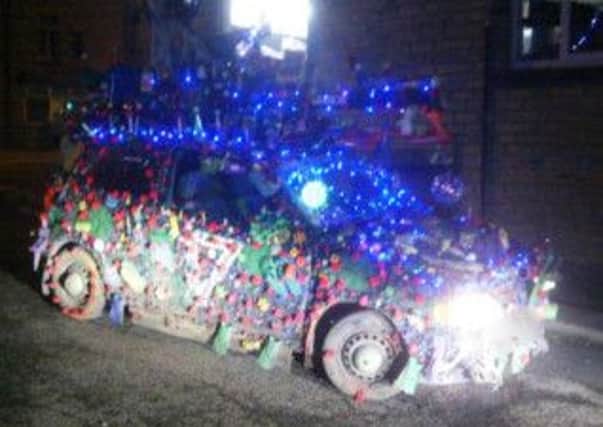 This car was stopped by police in West Yorkshire
