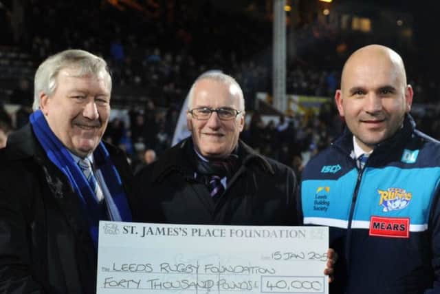 Rugby league skills will be nurtured thanks to £40,000 donation