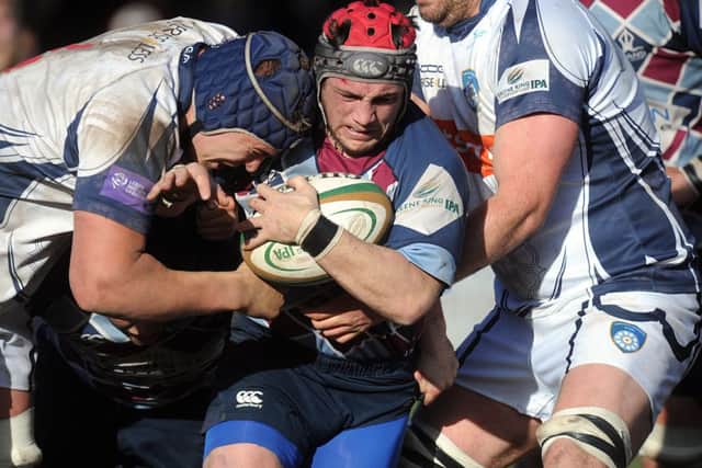 Rotherham Titans' Jack Preece against Yorkshire Carnegie. (Picture Scott Merrylees SM1007/26b)