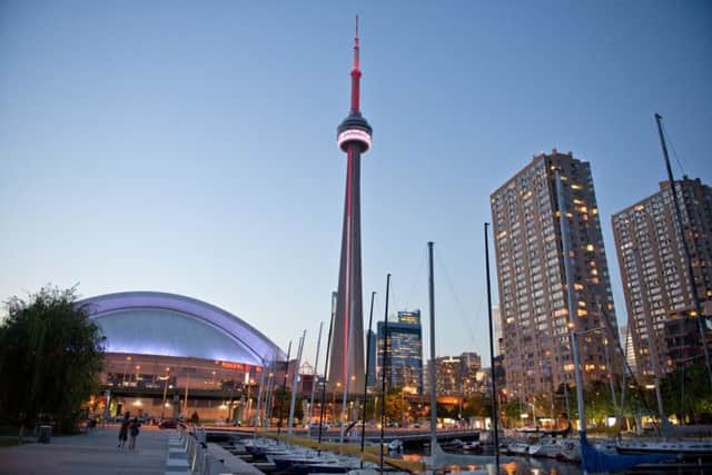 The CN Tower is one of Torontos most famous landmarks