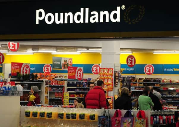 A Poundland shop