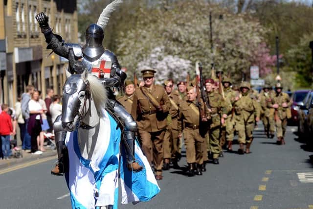 The Morley St George's Day parade.
Picture: Andrew Bellis