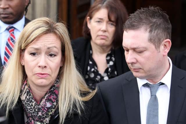 Parents Sharon Wood and Neil Shepherd
