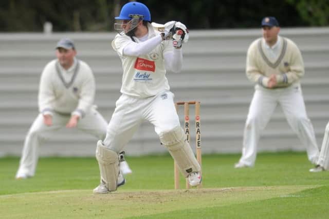 HITTING OUT: Mirfield's Yasir Ali