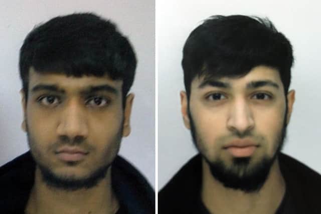 Family handout photos of Hassan Munshi (left) and Talha Asmal, both 17, who are believed to have travelled to Syria.