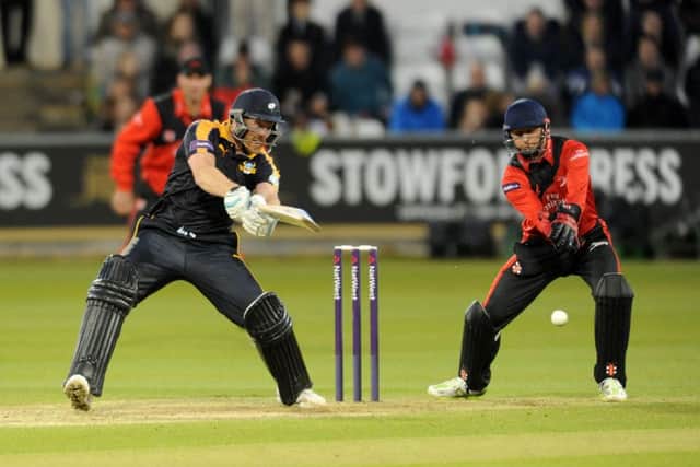 Captain Andrew Gale top-scored for Yorkshire Vikings at the Riverside but it was in a losing cause as the visitors slipped to their first NatWest T20 Blast defeat of the campaig (Picture: Steve Riding).
