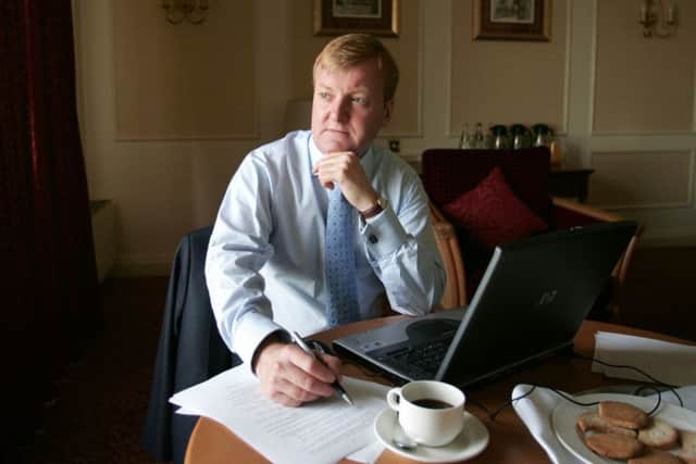 Former Liberal Democrat leader Charles Kennedy who has died at his home aged 55.
