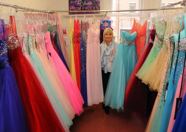 This shop specialises in prom dresses