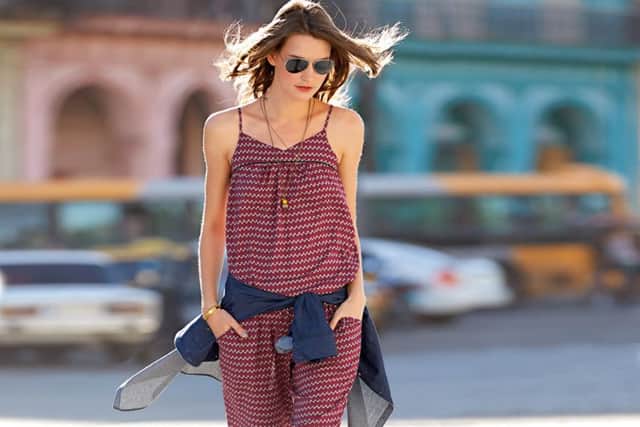 Strappy print jumpsuit, £49, by: www.laredoute.co.uk
