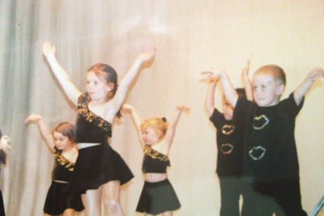 Bradley Walmsley ballet dancer secured place at Central School of Ballet in London, performing as a young child (right)