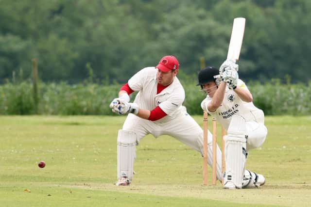 Hooton Pagnell v South Kirkby. South Kirkby's Braydon Clark.