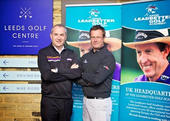 Nigel Sweet, Leeds Golf Centre Operations Manager, and Chris Parke (Picture: Nathan Horner).