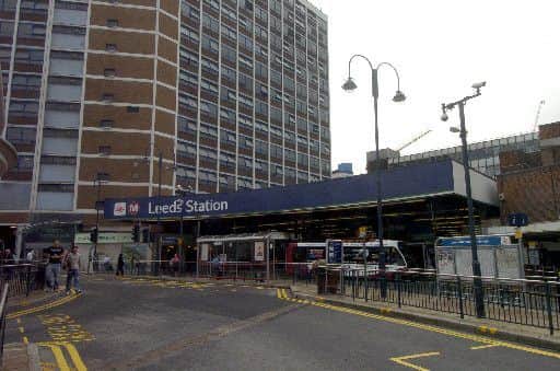 Leeds City Station.