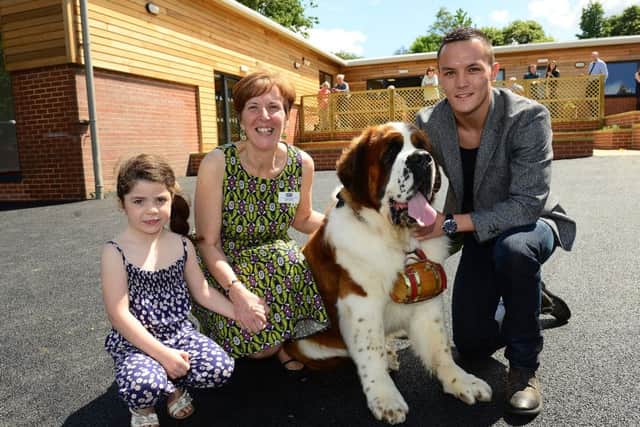 Leeds boxer Josh Warrington officially opens the new £1.5m RSPCA centre in East Ardsley