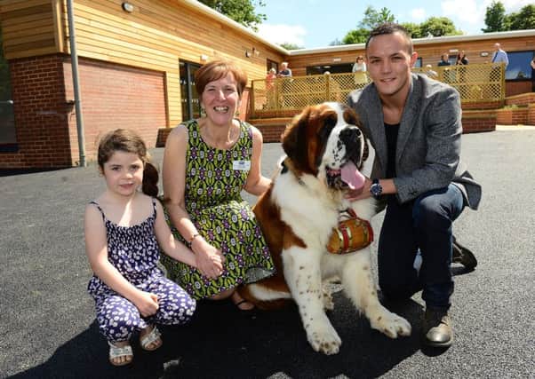 Leeds boxer Josh Warrington officially opens the new £1.5m RSPCA centre in East Ardsley