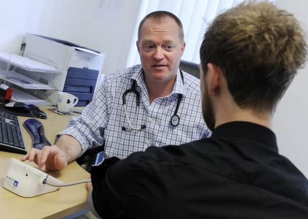 Dr Simon Stockill, medical director at NHS Leeds West Clinical Commissioning Group, at Kirkstall Lane Medical Centre where he works as a GP. Picture by Bruce Rollinson.