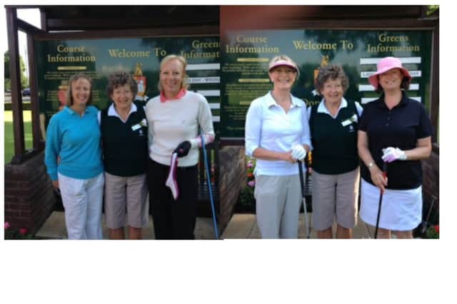 Yorkshire captain Jean Waring and the Challenge Bowl semi-finalists.