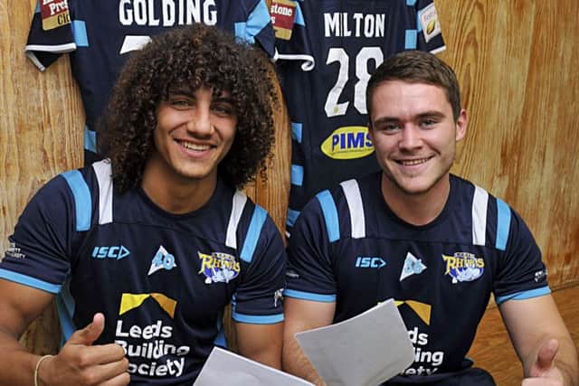 Ashton Golding and George Milton