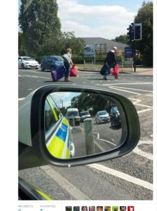 West Yorkshire Police's Roads Policing Unit posted this tweet.
