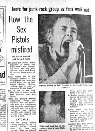 YEP Tuesday 7th December 1976



Sex Pistols