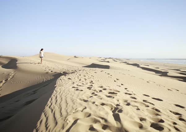 The rolling sand dunes and ocean are jsut a short stroll from the Robinson Club.
