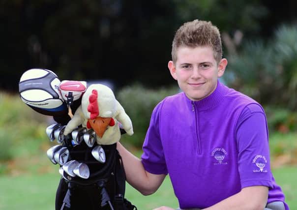 Matty Lees (Woolley Park) was unbeaten in four foursomes and four singles for Leeds as they won the Yorkshire Inter District Union Junior League title (Picture: Scott Merrylees).