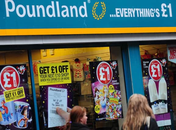 A Poundland store in Derby Photo: Rui Vieira/PA Wire