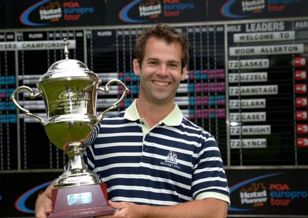 Mark Laskey, Clipper Logistics Players Championship winner at Moor Allerton GC (Picture: Frank Coppi/HotelPlanner.com PGA EuroPro Tour).