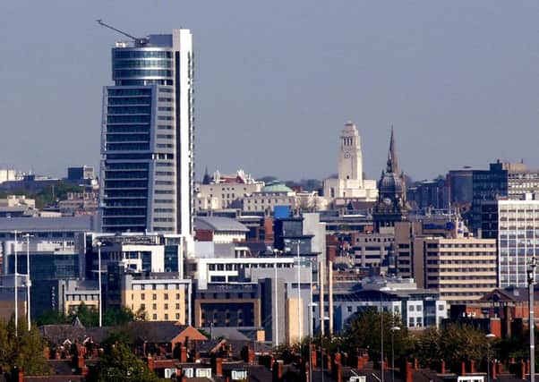 Leeds city centre skyline