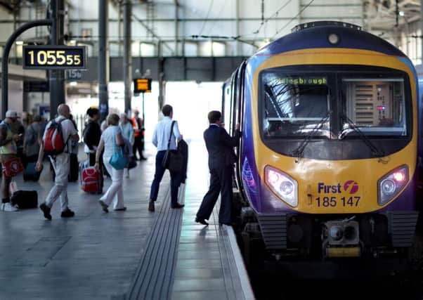 Both TransPennine Express and Northern Rail had 13 per cent of passengers standing on services arriving into Leeds in the morning rushhour.