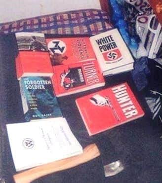 Police found extreme right-wing material at Davies's home