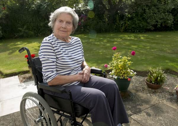 Gudrun Hopper, 91, at her home in Far Headingley. Picture by Mark Bickerdike.