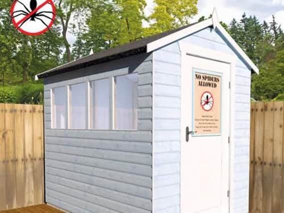 Yorkshire based Tiger Sheds claim this is the world's first spider-proof shed