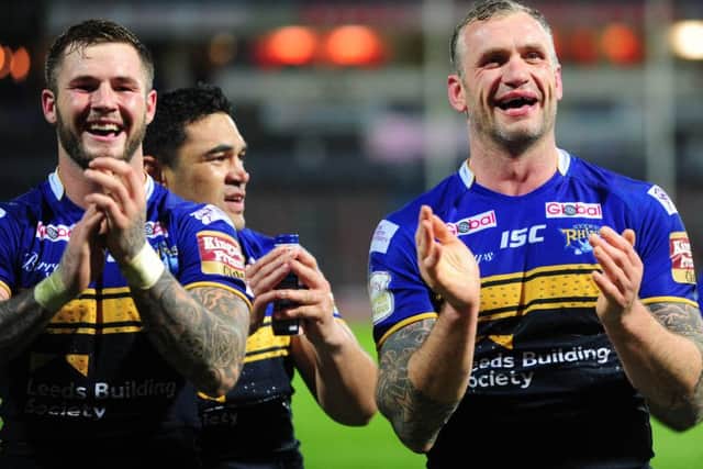 Zak Hardaker and
Jamie Peacock.