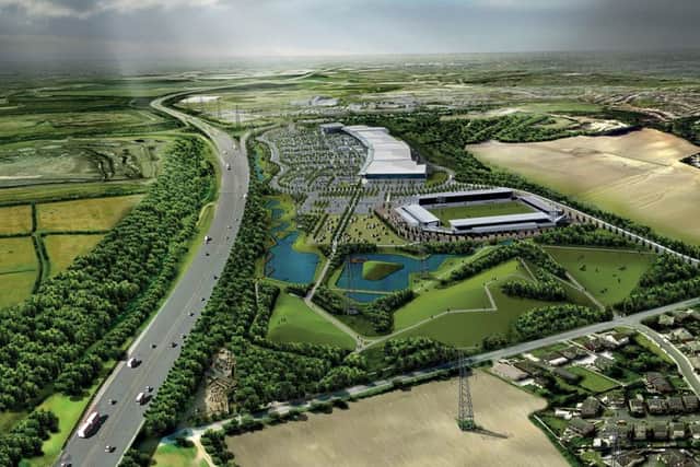 An artist's impression of Castleford Five Towns Park