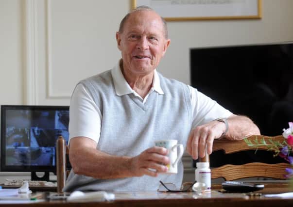 Geoffrey Boycott pictured at his home at Boston Spa...SH10014340h...6th October 2015 Picture by Simon Hulme