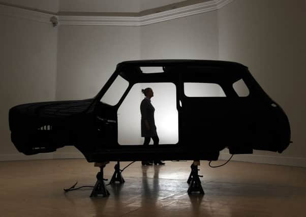 The Kipper and the Corpse, a 1275 GT Mini by artist, Stuart Whipps  Picture by Simon Hulme