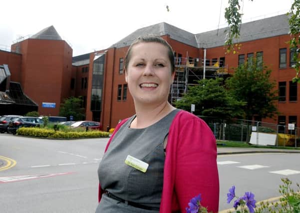 Dr Kate Granger pictured last year at Leeds St James's Hospital. Picture by James Hardisty.