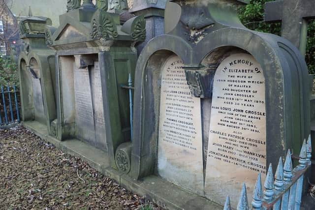 28th November 2012.
Lister Lane Cemetery, Halifax.
Pictured the Crossley Brothers grave stones at the cemetery
Picture by Gerard Binks.