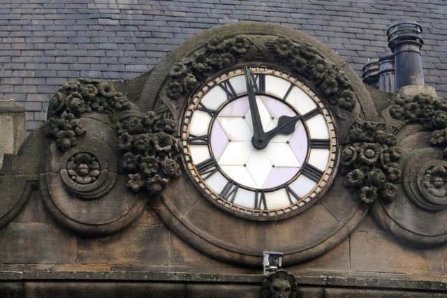 The Corn Exchange clock, Leeds