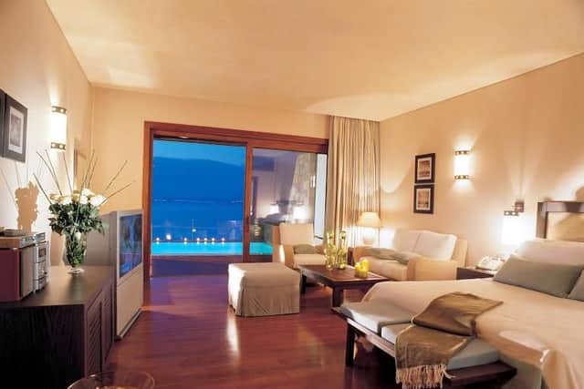 PRIVATE PARADISE: Visitors to Grand Resort Lagonissi can enjoy a range of accommodation with beautiful sea views.