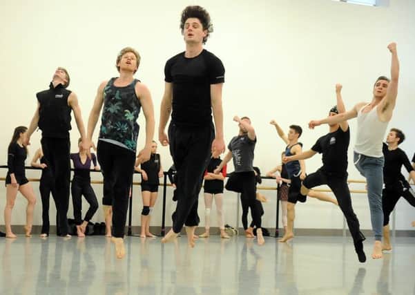 Dancers from the Royal New Zealand Ballet rehearsing at Northern Ballet, Leeds, for their production of 'A Passing Cloud'. PIC: James Hardisty