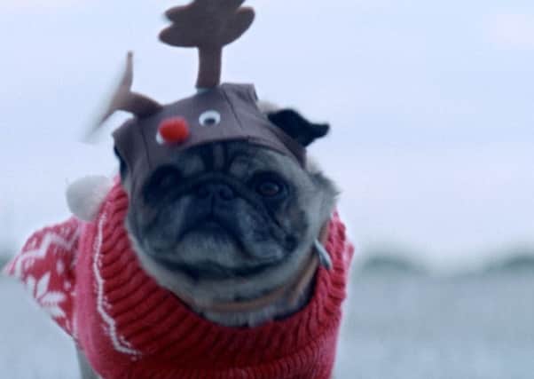 A scene from Asda's Christmas commercial