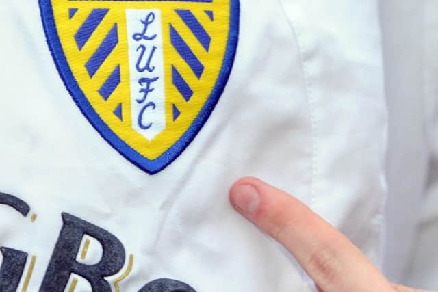 Leeds fan Dominic Cazaux
