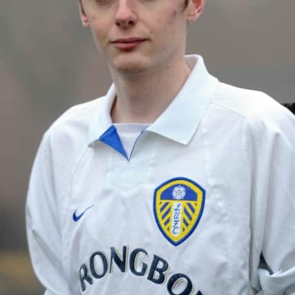 Leeds fan Dominic Cazaux