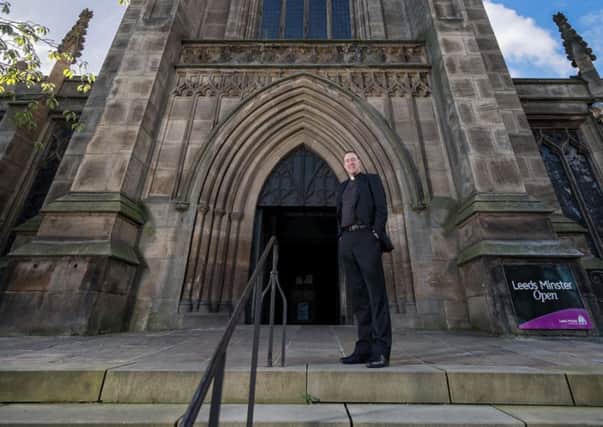 Reverend Canon Sam Corley at Leeds Minster