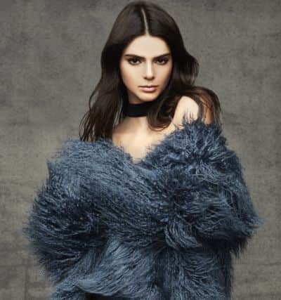 The Kendall + Kylie for Topshop collection launches on Friday. Mongolian faux fur a total must.